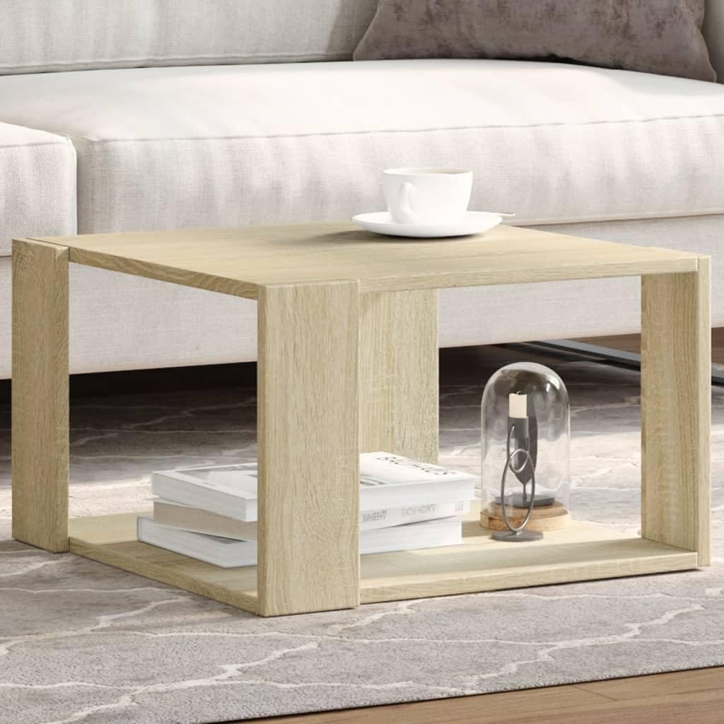 vidaXL Couchtisch, Beistelltisch mit Stauraum, Kaffeetisch Sofatisch für Wohnzimmer, Teetisch Tisch