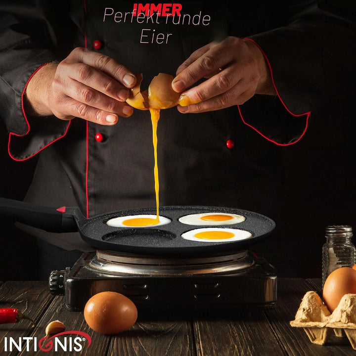 Pancake Fried Egg Pan Diameter 27 cm with Greblon Ceramics Coating Induction Ceramic Gas Electric 4