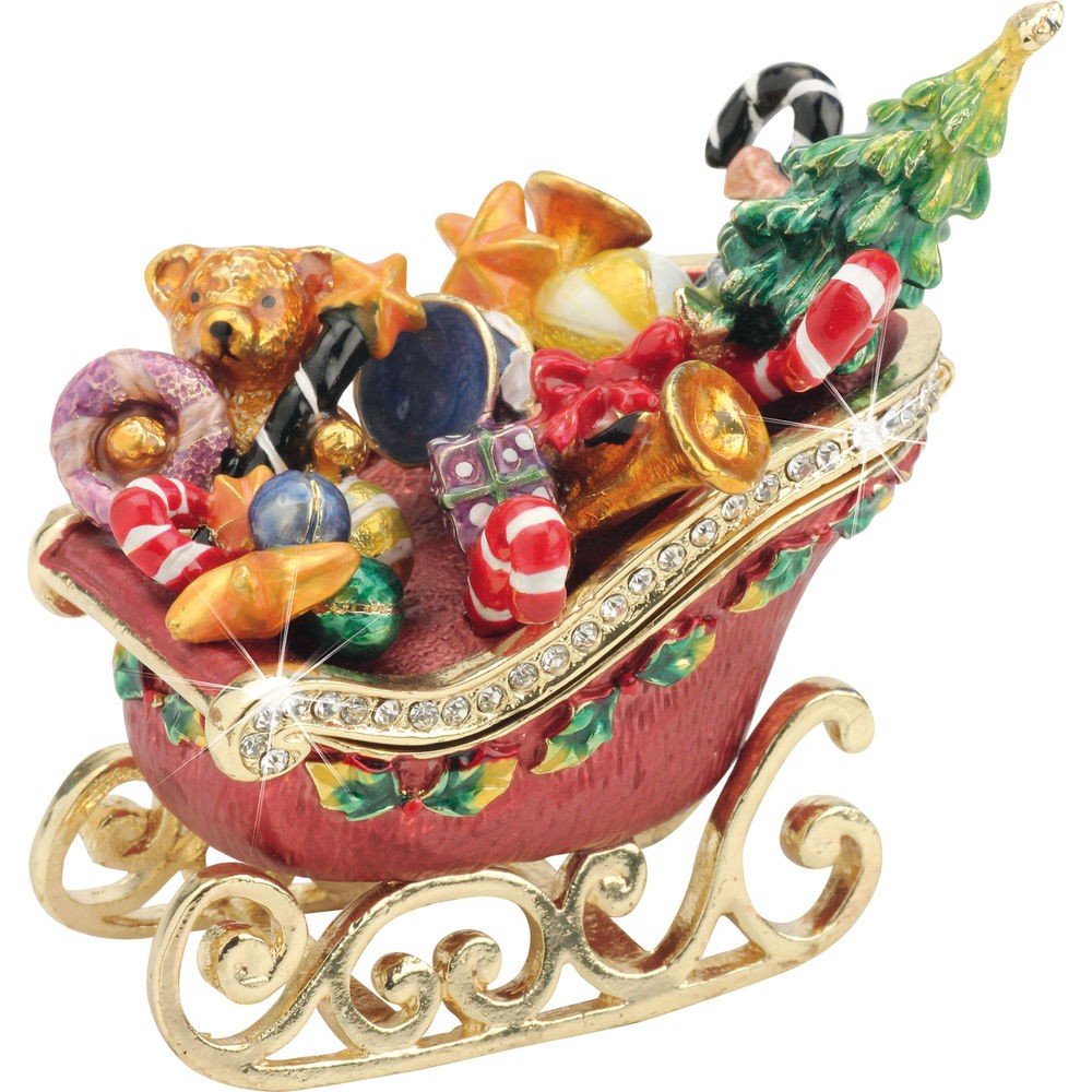 Arora Craycombe Trinkets Weihnachtsschlitten mit Geschenken, Mehrfarbig, Einheitsgrösse