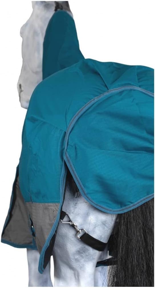 RL24 - Weidedecke Full Neck Basicline 600D Nylonfutter mit Füllung | Pferde Winterdecke | wasserdich