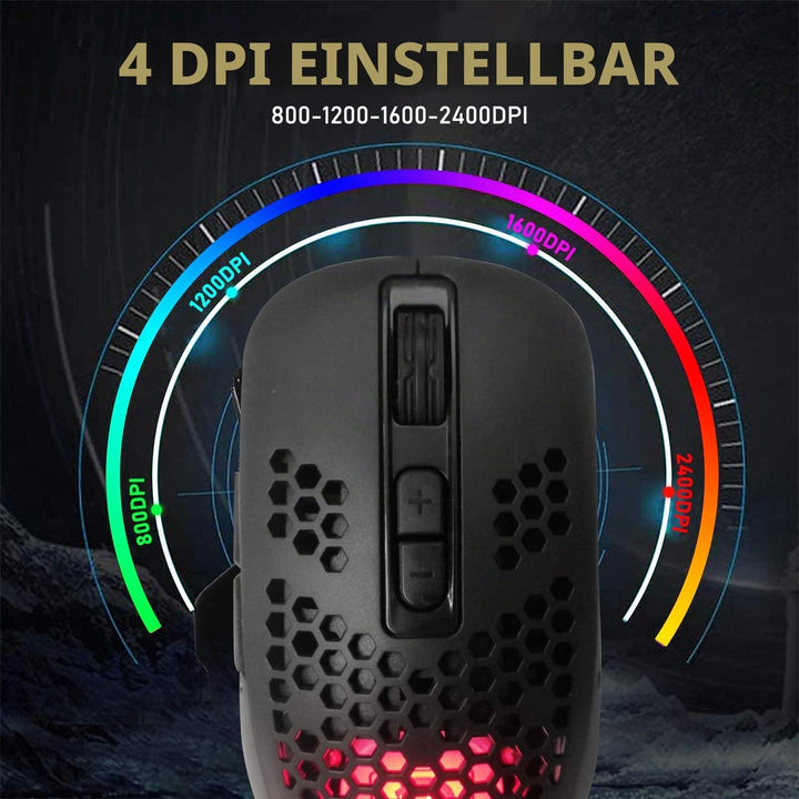 KUIYN 60% kabelgebundene kompakte Gaming-Tastatur 61 Tasten 11 Full Key RGB-Hintergrundbeleuchtungse