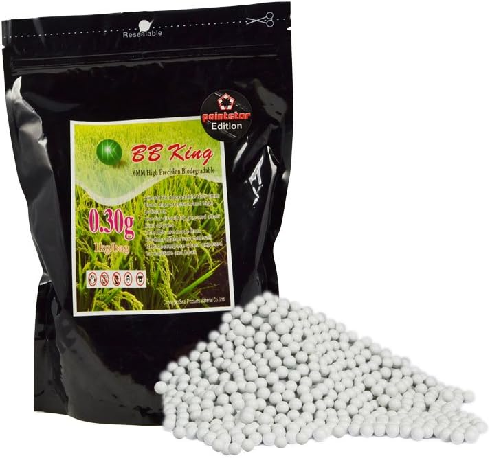 0,30g Softairkugeln BIO BBs 6mm Weiss Super Qualität 13200 Stück