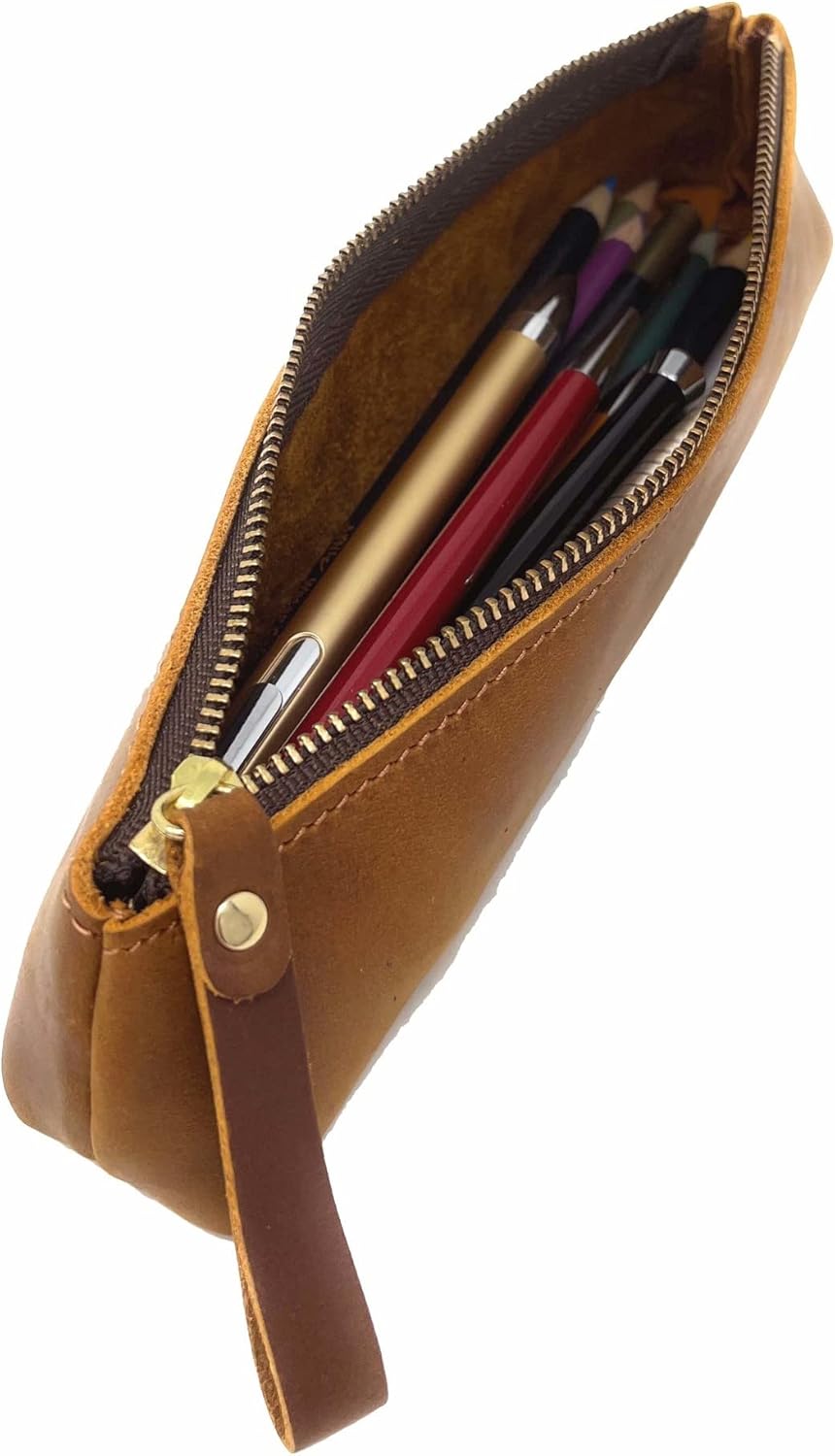 Su.B Federmäppchen - Federtasche - Etui aus Leder - Hergestellt aus Hochwertigem Leder - Passend für