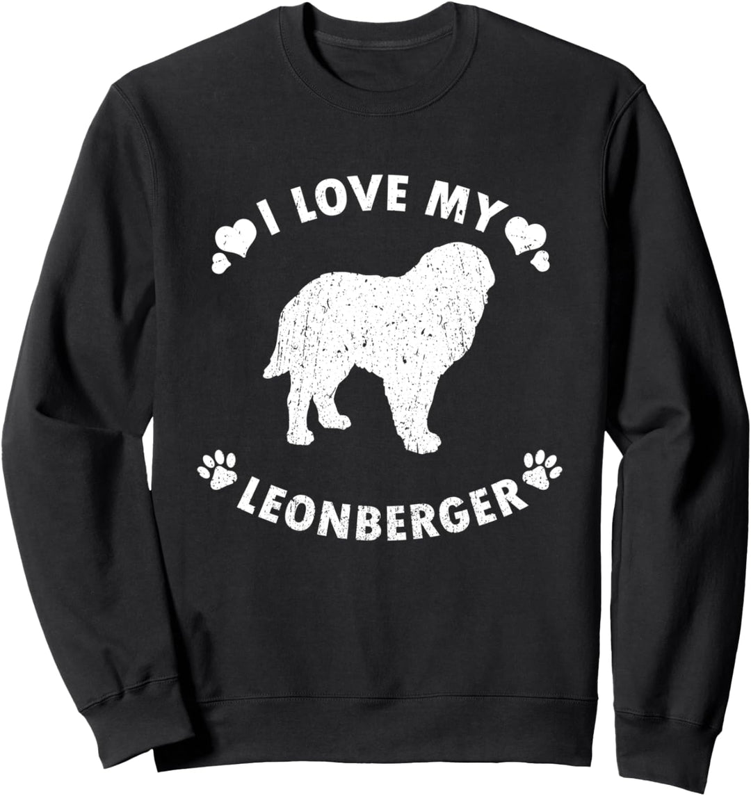 Leonberger Hunde Geschenke I Love My Leonberger Sweatshirt