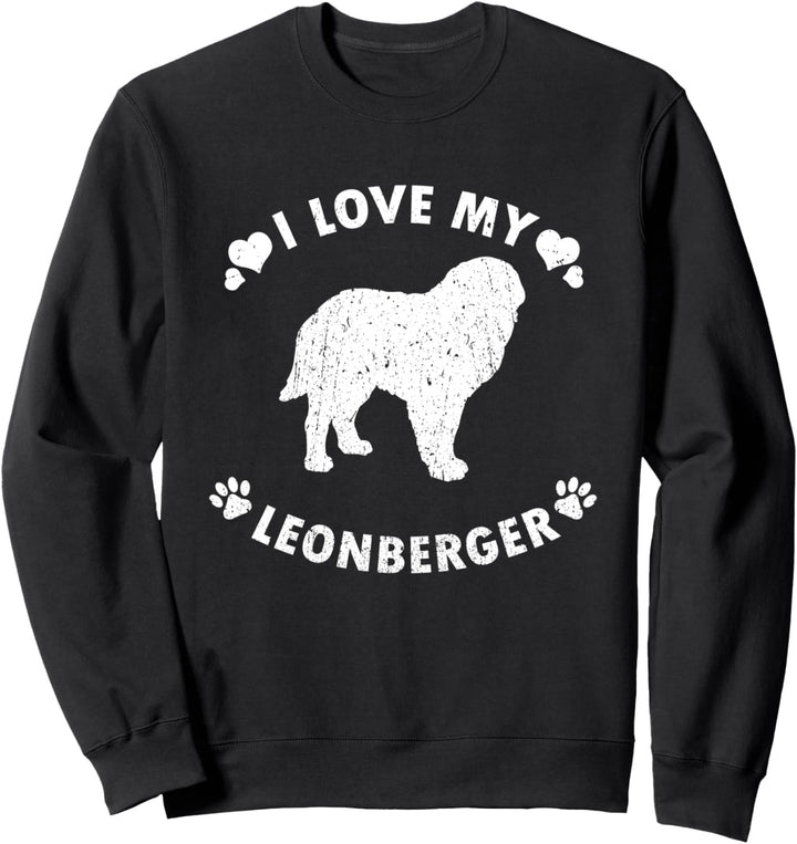 Leonberger Hunde Geschenke I Love My Leonberger Sweatshirt