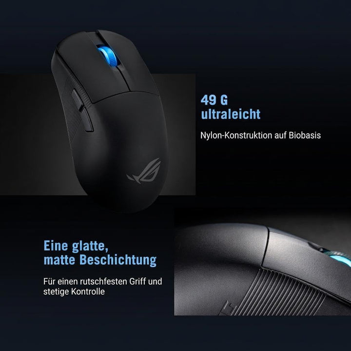 ASUS ROG Harpe Ace Mini ultraleichte E-Sport Gaming Maus (49 Gramm, ROG Micro-Switches, SpeedNova-Wi
