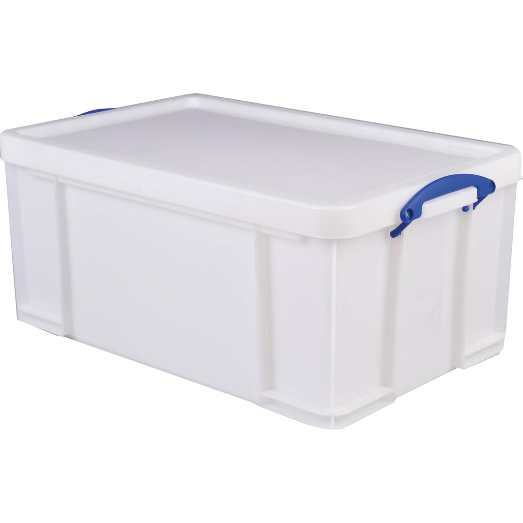 Really Useful Aufbewahrungsbox aus Kunststoff, 64 l, Weiss 64 Litre, 64 Litre
