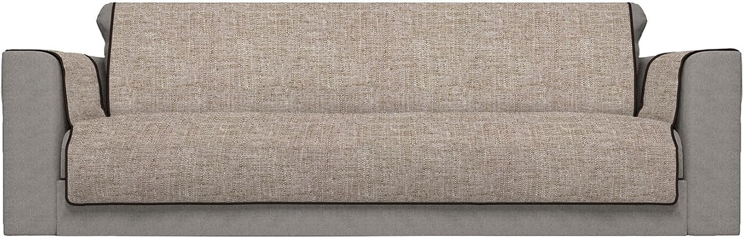 Komfort-Antigleiten-Sofa-Decke,4 Plätze, Braun 4 Plätze Braun, 4 Plätze Braun