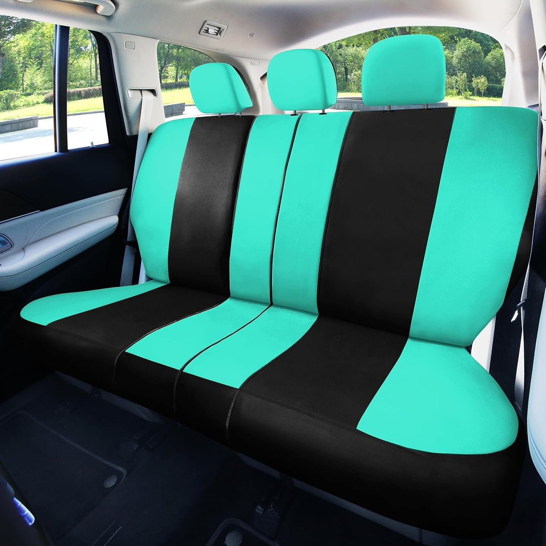 FH Group FB030MINT115 Universal Fit Komplettset Neuwertige Autositzbezüge passend für die meisten Au