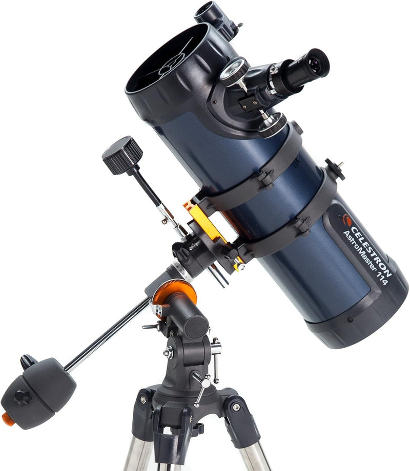 Celestron 31042 AstroMaster 114EQ Spiegelteleskop AstroMaster 114EQ Reflektor Teleskop, AstroMaster