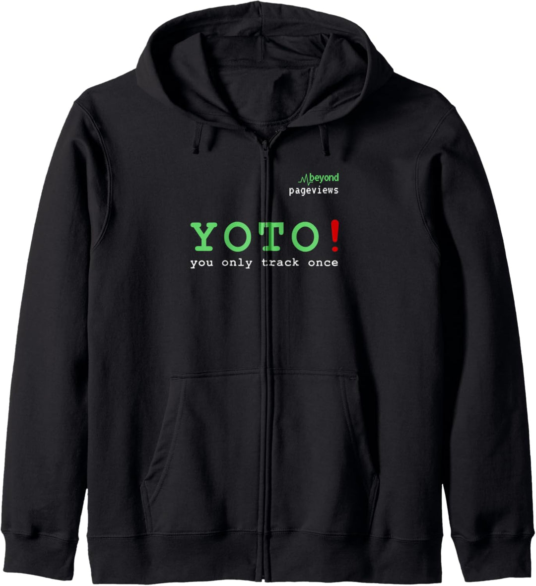 T-Shirt | Spruch YOTO - you only track once Kapuzenjacke