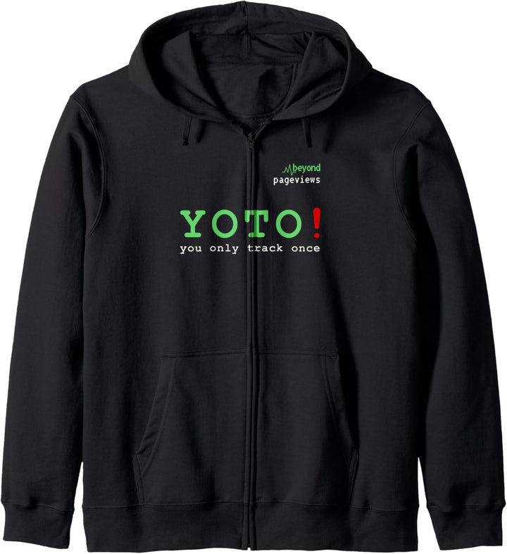 T-Shirt | Spruch YOTO - you only track once Kapuzenjacke