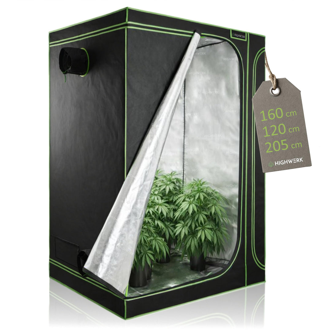 Zelsius Growzelt MyHomeGrow 2-in-1 Grow Tent | Indoor Growbox | schwarz grün | Growroom Growschrank