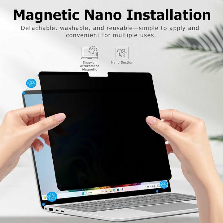 Adeway Magnetischer Blickschutz für Surface Laptop 13 Zoll (2025), Blendfrei, 30° Seitliche Sichtsch