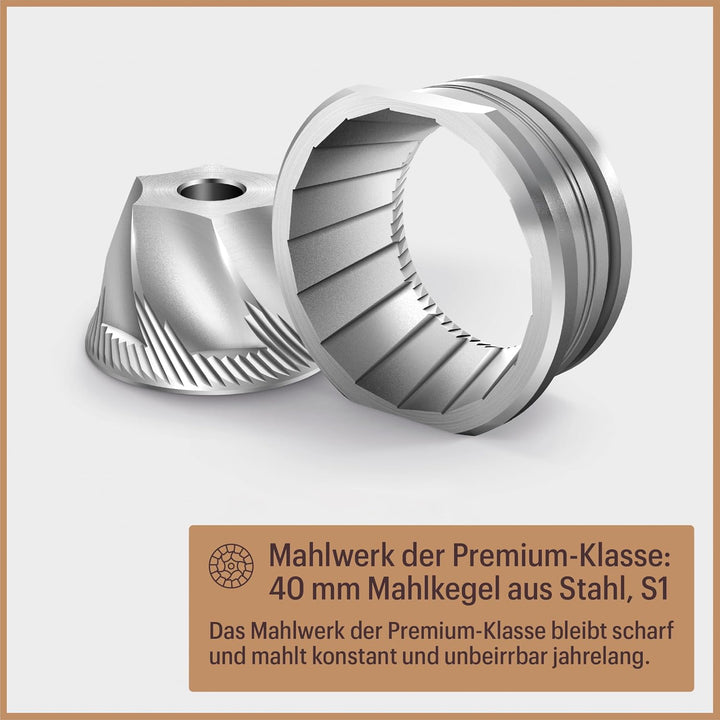 Baratza - Sette 270 230V Kaffeemühle - Elektrische Kaffeemühle mit Mahlwerk, Schwarz ZCG1270BLK4FEU1