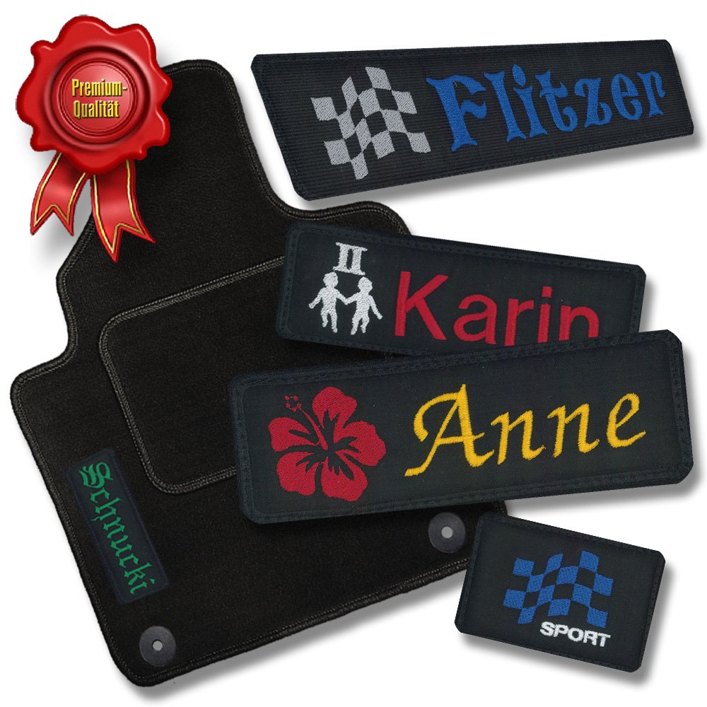 Bär-AfC Auto Fussmatten Classic passend für Toyota Avensis T25 2003-2009, Autoteppiche Nadelvlies Sc