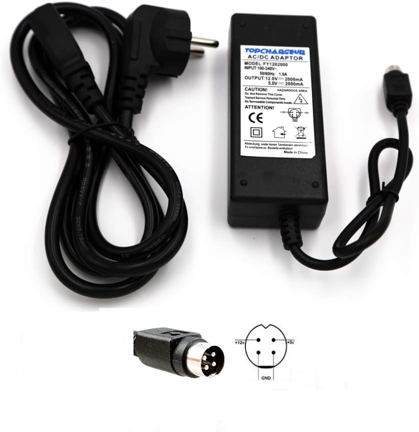 Top Ladegerät ® Netzadapter Ladegerät 12 V 5 V 2 A 4 Kiefer für Ersatz Coming Data cp1205 inklusive