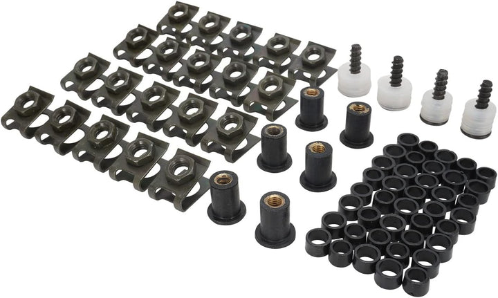 Motorrad-Verkleidungsschrauben-Set, Aluminium, universal, Motorrad-Windschutzscheiben-Befestigungssc
