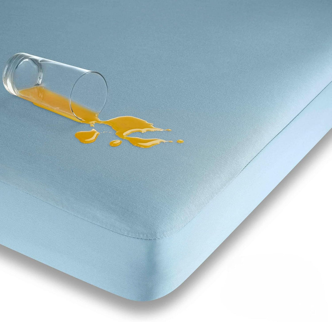 Traumhaft gut schlafen Spannbettlaken Wasserundurchlässig für Kinder u. Erwachsene Grösse 70 cm x 14