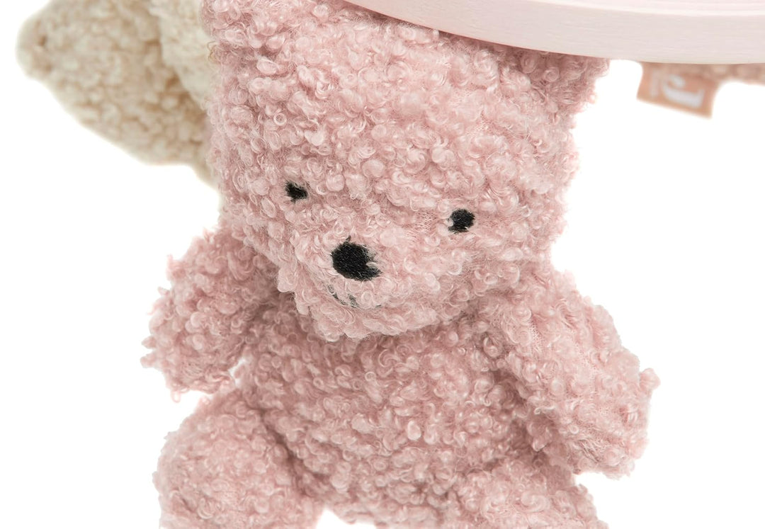 Jollein Mobile - Teddy Bear - Wild Rose/Naturel - Für Mädchen und Jungen - Für Babybett und Kinderbe