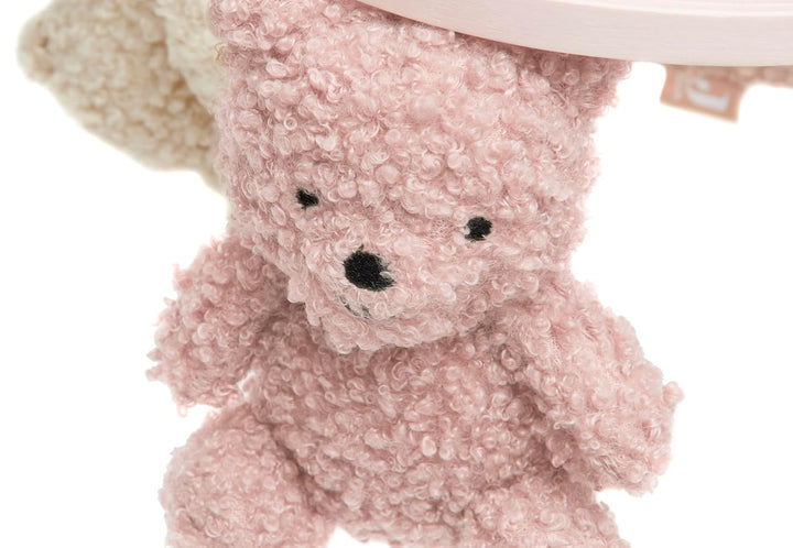 Jollein Mobile - Teddy Bear - Wild Rose/Naturel - Für Mädchen und Jungen - Für Babybett und Kinderbe