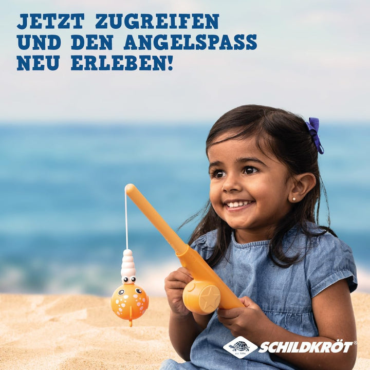 Schildkröt Fishing Game – Magnetisches Angelspiel für Kinder – fördert Feinmotorik & Koordination –