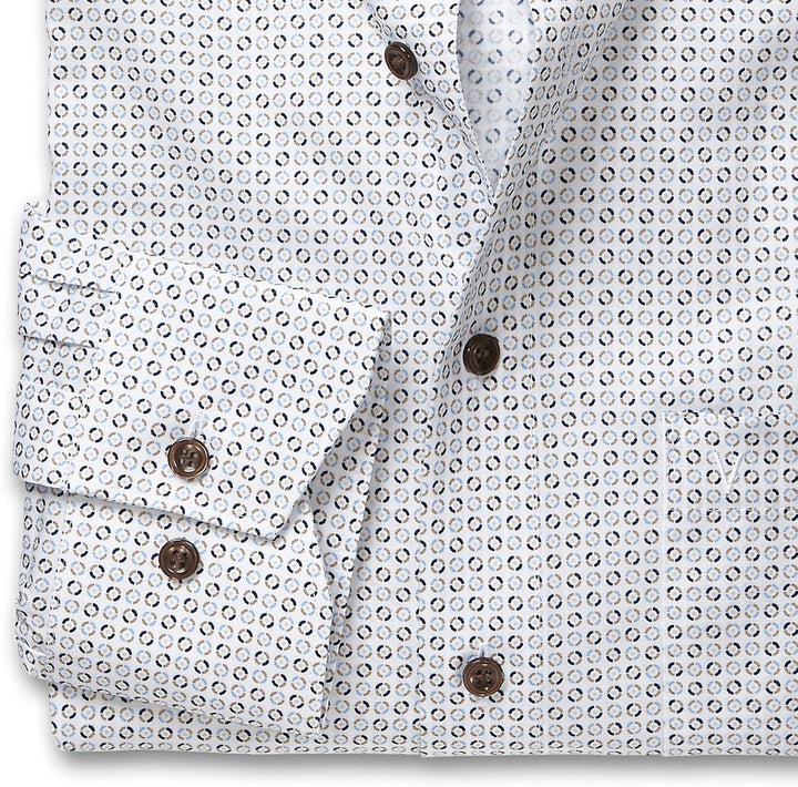 Marvelis Herren Businesshemd Langarm 722584,Rotationsdruck,Modern Fit,New Kent 45 Natur 22, 45 Natur