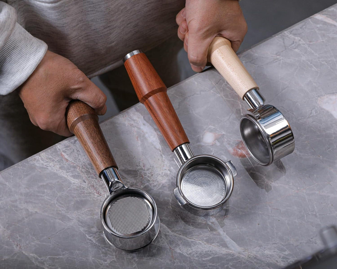 Siebträger für E61-Gruppenkopf, 58 mm, professioneller Siebträger in Barista-Qualität, kompatibel mi