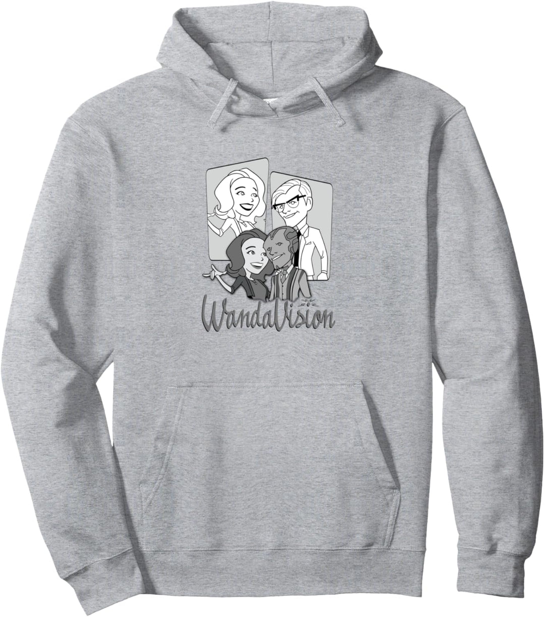 Marvel WandaVision Disguise Retro Logo Pullover Hoodie
