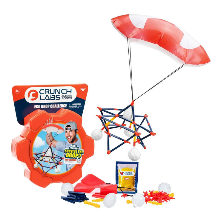 CrunchLabs by Mark Rober Eierfall-Challenge Experimentierset, Eierfall-Challenge