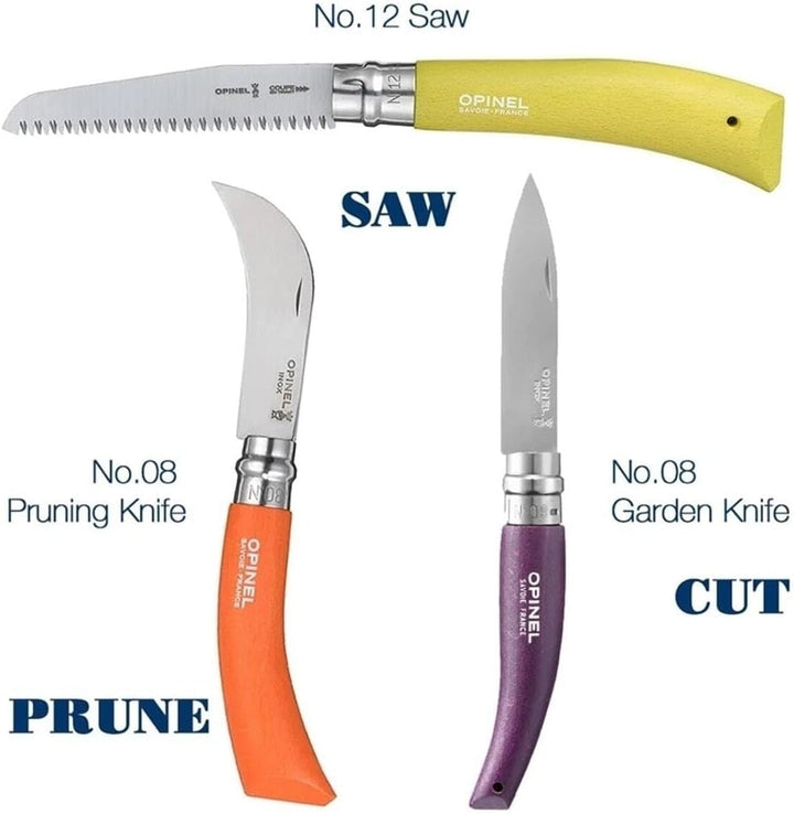 Opinel Garten-Set Werkzeuge des Gärtners, 3-teilig