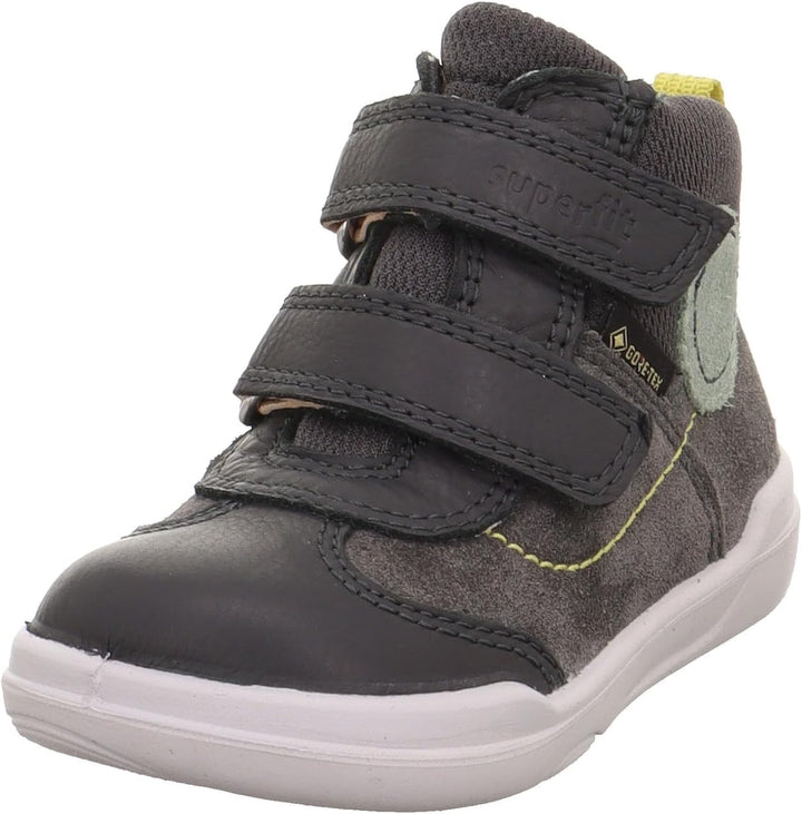 Superfit Jungen SUPERFREE leicht gefütterte Gore-Tex Lauflernschuhe 21 EU Weit Grau Hellgrün 2000, 2