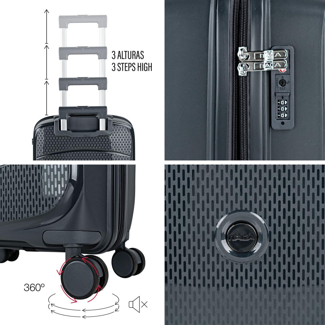 ITACA - Koffer & Trolleys, Handgepäck Koffer, Reisekoffer, Trolley mit Rollen - leicht, robust und i