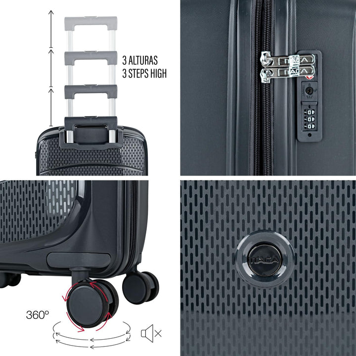 ITACA - Koffer & Trolleys, Handgepäck Koffer, Reisekoffer, Trolley mit Rollen - leicht, robust und i