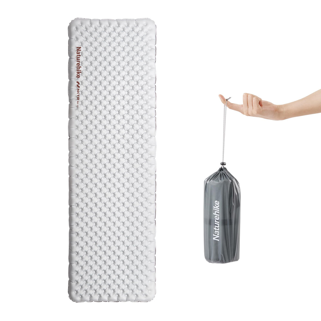 Naturehike Camping Isomatte Ultraleicht 5,8 R-Wert, 8 cm Dicke Aufblasbare Isomatte 4 Jahreszeiten L