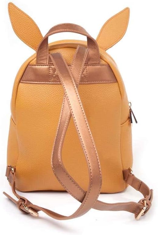 DIFUZED Sac à DOS Pokemon Evoli Premium Kinder-Rucksack, 41 cm, Braun (Marron)