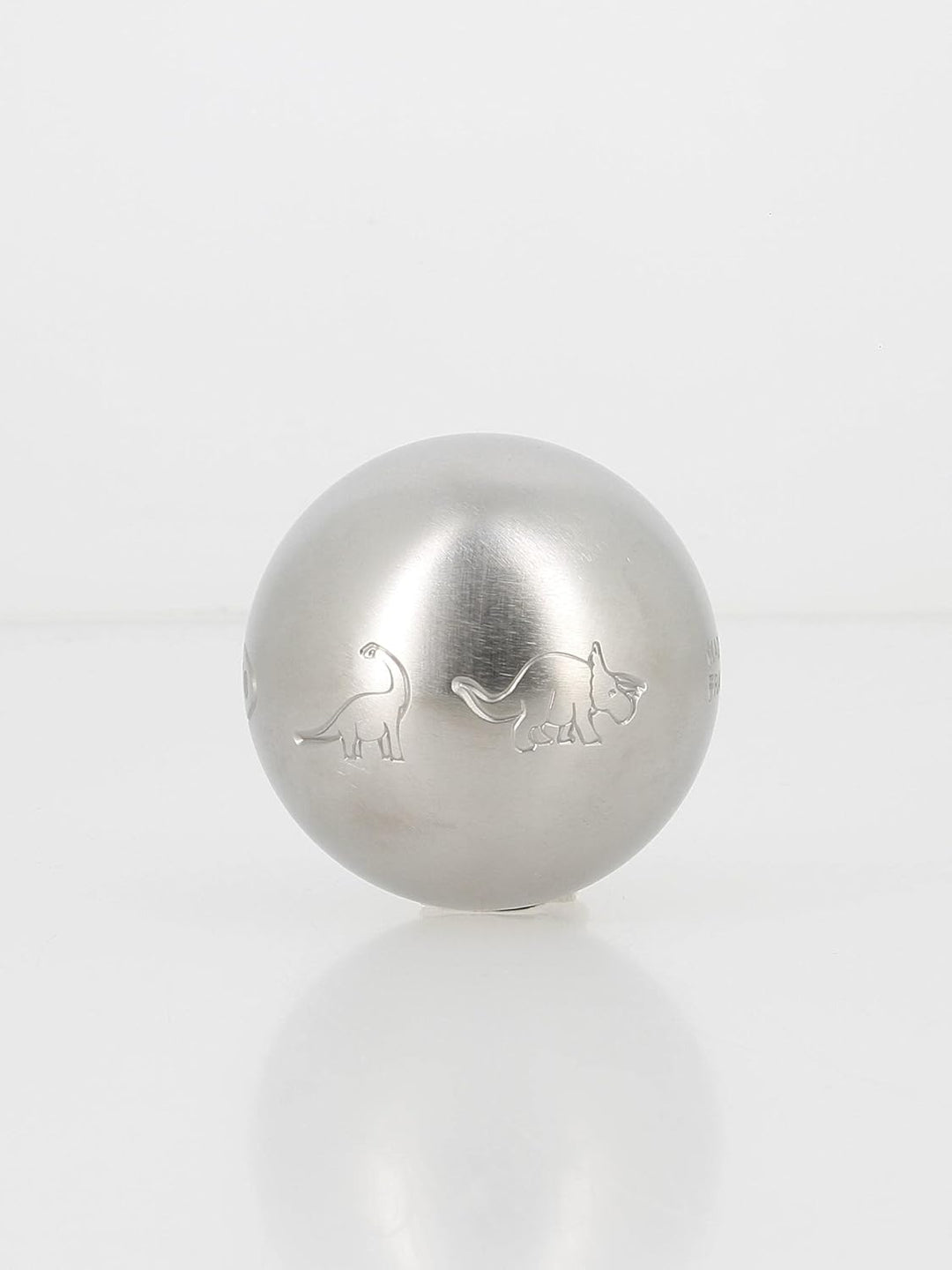Obut - Junior Edelstahl Dino – Boccia-Kugeln Silber Einheitsgrösse, Silber Einheitsgrösse