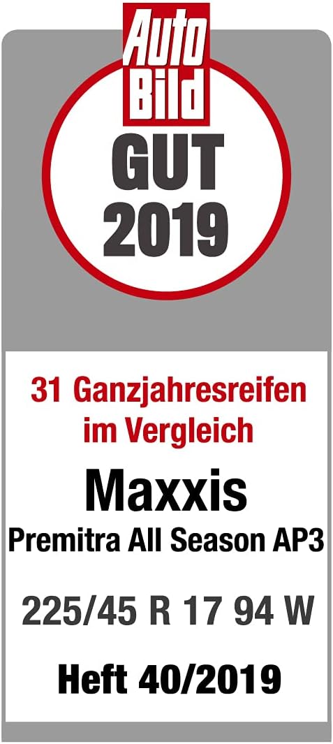 MAXXIS PREMITRA ALL SEASON AP3 XL - 205/45R17 88W E/C/70dB - Ganzjahresreifen 205/45 R 17, 88W XL, 2