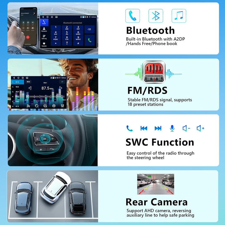 4GB+64GB Android Autoradio für VW Passat B6 T5 Golf 5 6 Polo 6R Tiguan T5 Jetta Seat Skoda, Carplay