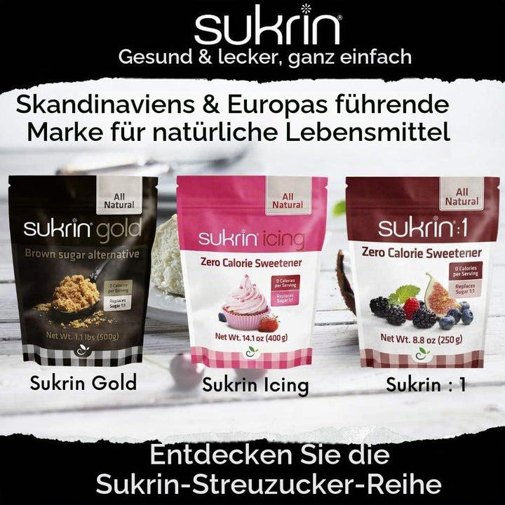 sukrin Sukrin Süssstoff-Mischpackung - Gold, Sukrin:1, Zuckerguss