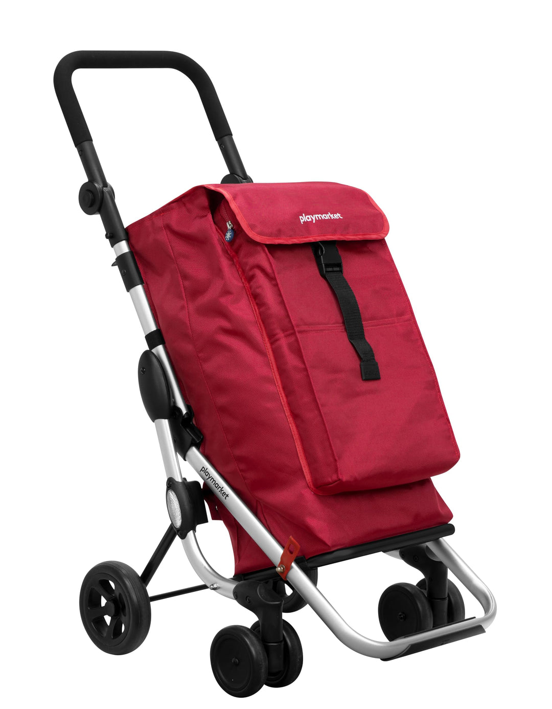 Playmarket Unisex-Adult Go Up Basic Einkaufswagen, Rot (Charme), 110 Centimeters 110 centimeters Rot