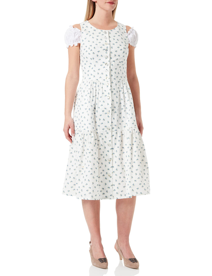 BERWIN & WOLFF TRACHT FOLKLORE LANDHAUS Damen Kleid 34 Hellblau, 34 Hellblau