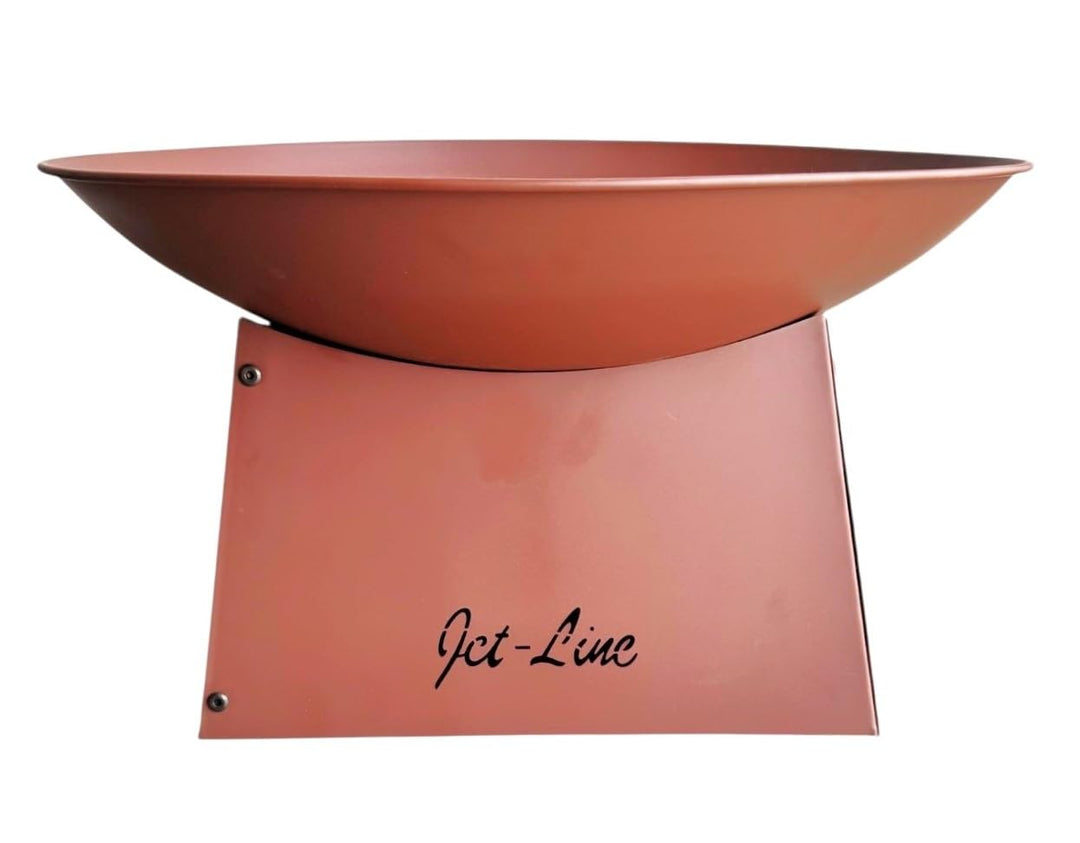Jet-Line Feuerstelle Pueblo Feuerschale Rost Firebowl Rostbraun, Ø 57 cm x 33 cm hoch Feuerkorb Feue