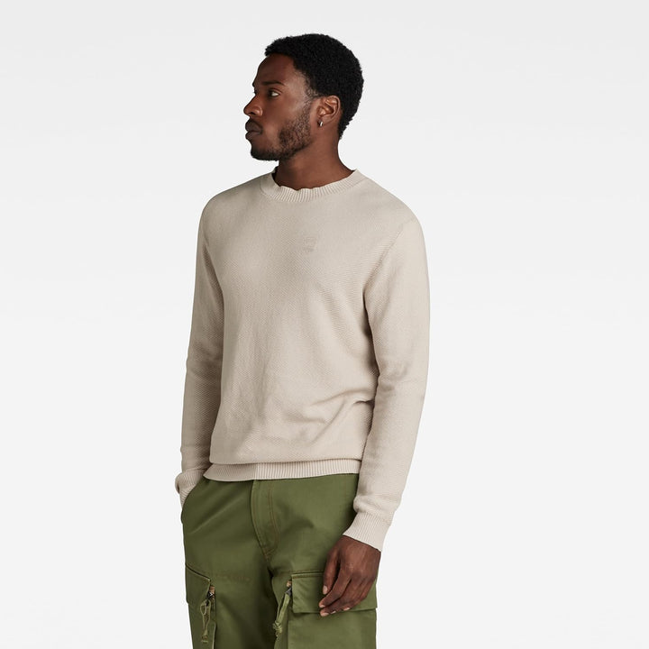 G-STAR Herren Premium Core Hooded Zip Sweater XS Beige (Whitebait D24461-d631-1603), XS Beige (White