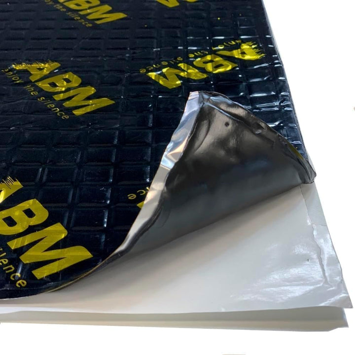 ABM Alubutyl BLACK 2 Rollen 2.0 mm x 40 cm x 5 Meter insgesamt 4 m² Selbstklebende Alubutyl Anti Drö