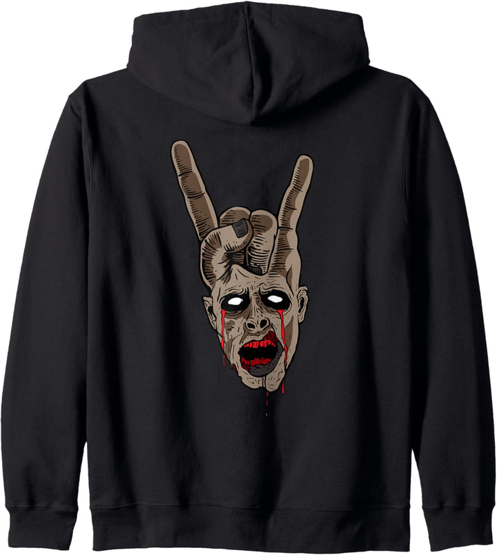 Heavy Metal Zombie Occult Sweater Pagan Goth Gifts Kapuzenjacke