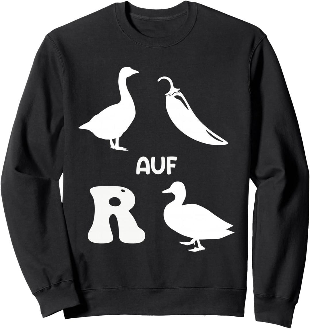 Rentner Gans Scharf Auf Rente 2024 Ruhestand Renteneintritt Sweatshirt