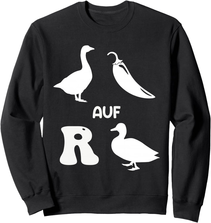 Rentner Gans Scharf Auf Rente 2024 Ruhestand Renteneintritt Sweatshirt