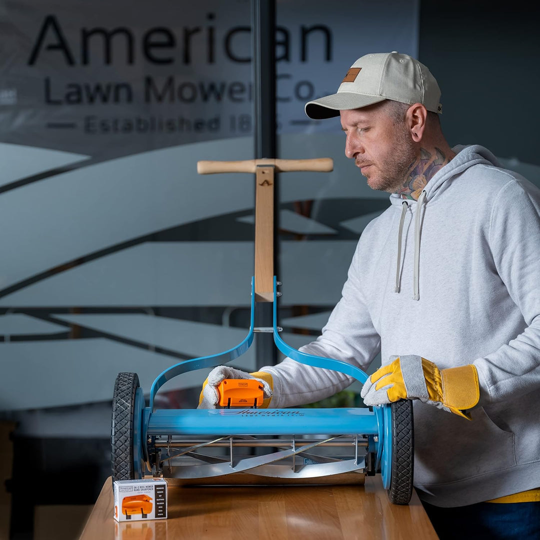 American Lawn Mower Co. SK-2 Rasenmäher-Handschärfer für Grossstaaten, amerikanischen Rasenmäher, Sc