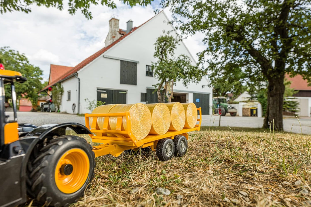 Carson 500907658 1:16 Heuwagen für ferngesteuerte Traktoren gelb - Ferngesteuertes Fahrzeug, RC Trak